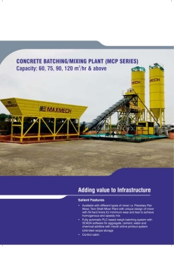 Stationary Concrete Batching Plant - Neeti Exim